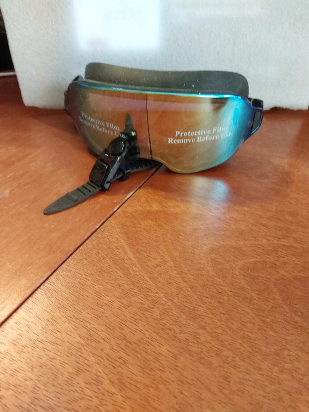 NEW ! Kometra Swim Goggles Frameless Anti-Fog UV Protection Black